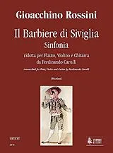 Gioacchino Rossini Notenblätter Il barbiere di Siviglia sinfonia