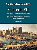 Alessandro Scarlatti Notenblätter Concerto no.7