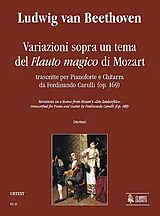 Ludwig van Beethoven Notenblätter Variazioni sopra un tema op.169 del flauto magico di Mozart