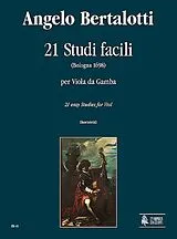 Angelo Bertalotti Notenblätter 21 studi facili per viol