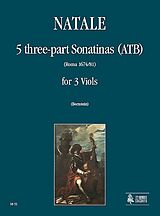 Pompeo Natale Notenblätter 5 sonatine a 3 voci (ATB)