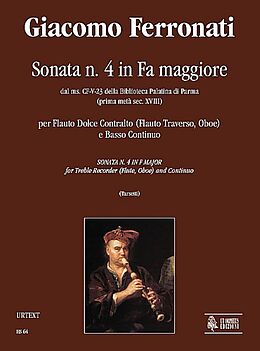 Giacomo Ferronati Notenblätter Sonata in fa maggiore no.4