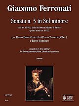 Giacomo Ferronati Notenblätter Sonata sol minore no.5