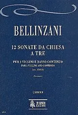Paolo Benedetto Bellinzani Notenblätter 12 Sonate da chiesa a tre