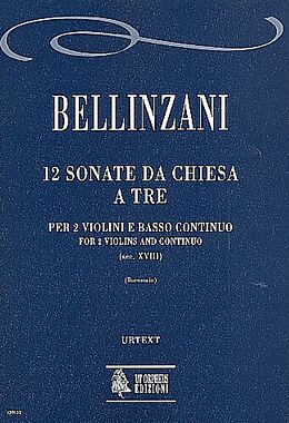 Paolo Benedetto Bellinzani Notenblätter 12 Sonate da chiesa a tre