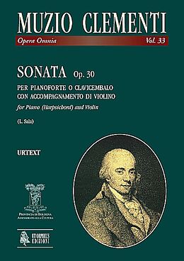 Muzio Clementi Notenblätter Sonate op.30 für Violine und Klavier