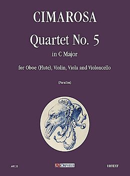  Notenblätter Quartet C major no.5 for oboe