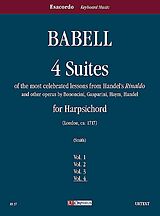 William Babell Notenblätter 4 Suites of the most celibrated lessons from Händels Ronaldo vol.4