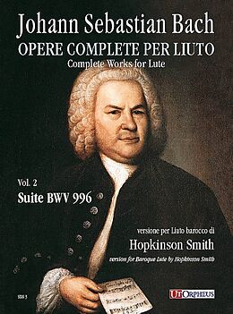 Johann Sebastian Bach Notenblätter Suite BWV996 per liuto barocco