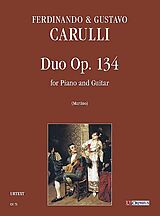 Ferdinando Carulli Notenblätter Duo op.134 . per pianoforte