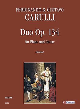 Ferdinando Carulli Notenblätter Duo op.134 . per pianoforte