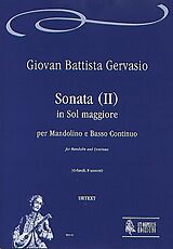 Giovanni Battista Gervasio Notenblätter SONATA SOL MAGGIORE NO.2