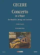 Carlo Cecere Notenblätter CONCERTO LA MAGGIORE PER MANDO