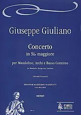 Guiseppe Guliano Notenblätter CONCERTO SIB MAGGIORE PER MANDOLINO