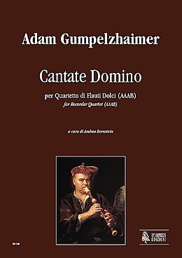 Anton Gumpeltzhaimer Notenblätter Cantate Domino für 4 Blockflöten