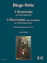 Diego Ortiz Toledano Notenblätter 4 recercadas per viola da gamba