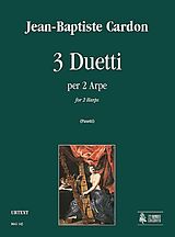 Jean-Baptiste Cardon Notenblätter 3 Duetti per 2 arpe