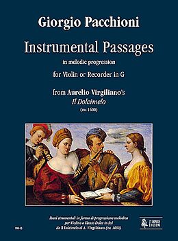Giorgio Pacchioni Notenblätter Instrumental Passages in melodic Progression from Virgilianos Il Dolc