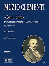 Muzio Clementi Notenblätter Batti batti from Mozarts Don Giovanni