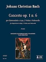 Johann Christian Bach Notenblätter Concerto no.6 op.1