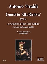 Antonio Vivaldi Notenblätter Konzert Alla Rustica RV151 für