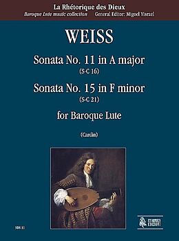Sylvius Leopold Weiss Notenblätter 2 Sonatas for baroque lute in tablature