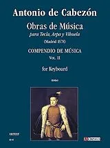 Antonio de Cabezón Notenblätter Compendio de música vol.2