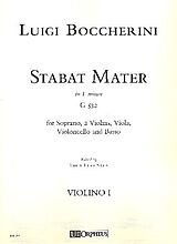 Luigi Boccherini Notenblätter Stabat mater in f Minor G532
