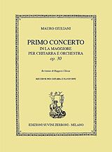 Mauro Giuliani Notenblätter Concerto la maggiore op.30