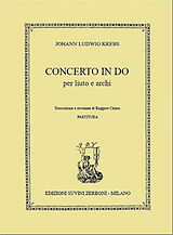 Johann Ludwig Krebs Notenblätter Concerto do maggiore