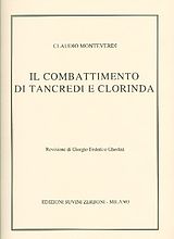 Claudio Monteverdi Notenblätter Il combattimento di Tancredi e Clorinda