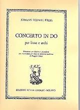 Johann Ludwig Krebs Notenblätter Konzert C-Dur