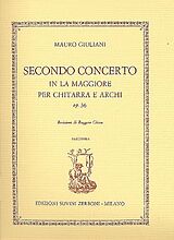 Mauro Giuliani Notenblätter Concerto la maggiore no.2 op.36