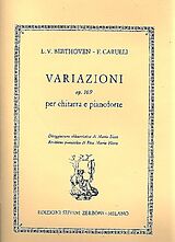 Ferdinando Carulli Notenblätter Variazioni op.169 per chitarra e pianoforte