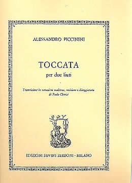 Alessandro Piccinini Notenblätter Toccata