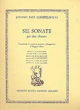 Johann Paul (Sohn) Schiffelholtz Notenblätter Sonata no.3 la maggiore