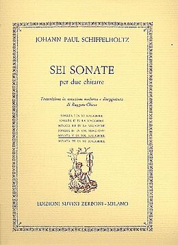Johann Paul (Sohn) Schiffelholtz Notenblätter Sonata no.5 sol maggiore