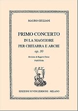 Mauro Giuliani Notenblätter Concerto la maggiore op.30