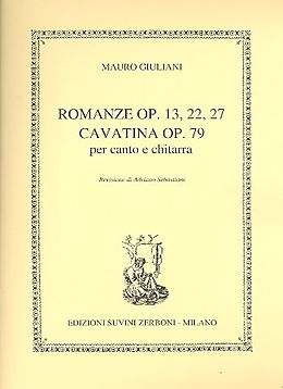 Mauro Giuliani Notenblätter Romanze e Cavatina