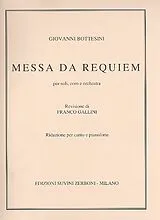 Giovanni Bottesini Notenblätter Messa da Requiem