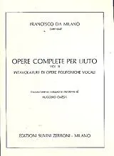 Francesco da Milano Notenblätter Opere complete vol.2