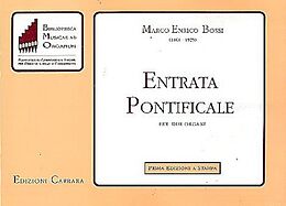 Marco Enrico Bossi Notenblätter Entrata pontificale