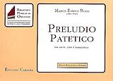 Marco Enrico Bossi Notenblätter Preludio patetico per, archi, arpae