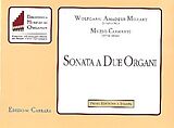 Muzio Clementi Notenblätter Sonata a due organi