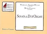 Muzio Clementi Notenblätter Sonata a due organi