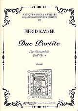 Pater Isfridus Laurentius Antonius Kayser Notenblätter 2 Partite op.4