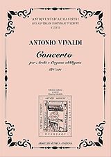 Antonio Vivaldi Notenblätter Concerto RV541 per archi e organo