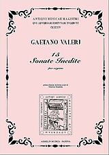 Gaetano Valeri Notenblätter 15 Sonate inedite