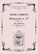Michel Corrette Notenblätter Concerto in re maggiore op.26,6
