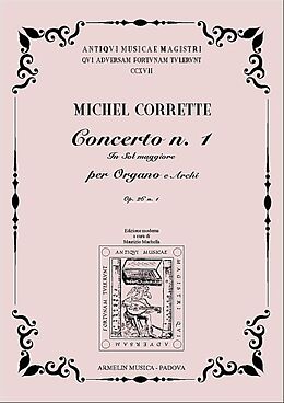 Michel Corrette Notenblätter Concerto in sol maggiore op.26,1